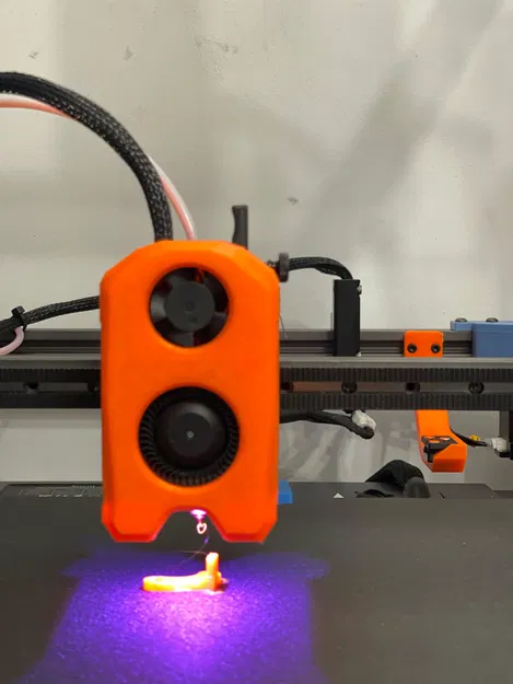 SV08 CN3D Shroud V3 Extra: Quạt, Nam châm Klicky + LED - Image 3