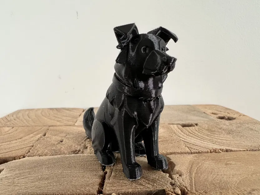 Mô hình Chó Border Collie Ngồi - Image 2