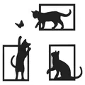 Decal Dán Tường Mèo Chơi Đùa - Thumbnail 2