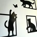 Decal Dán Tường Mèo Chơi Đùa - Thumbnail 3