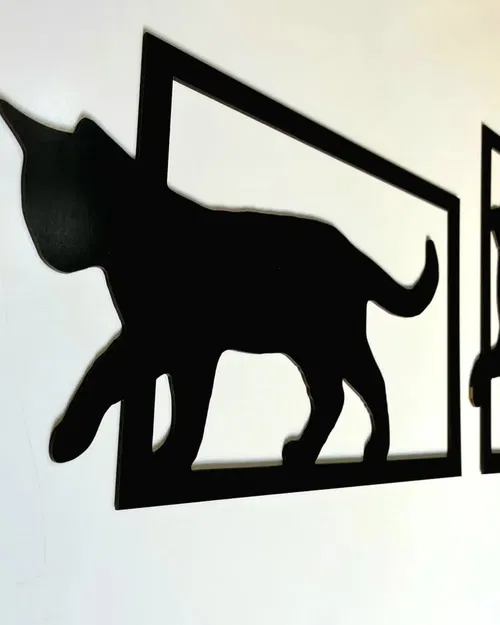 Decal Dán Tường Mèo Chơi Đùa - Image 4