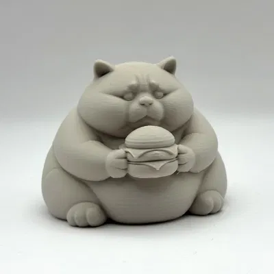 Chonk Burger Cat - Mèo Ú Bánh Burger