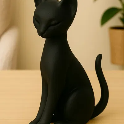 Mô hình Trang trí Mèo Thanh Lịch & Hiện Đại