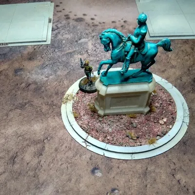 Bộ Tấm Vòng Xoay Đổ Nát Đường Phố Thành Phố