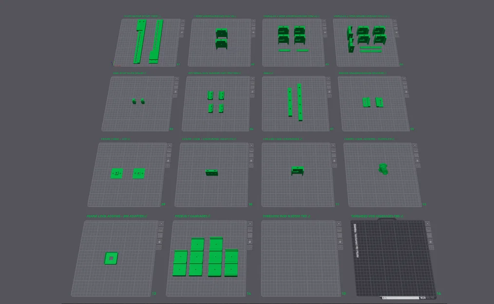 Kệ trượt module Gridfinity cho ngăn kéo IKEA Alex - Image 2