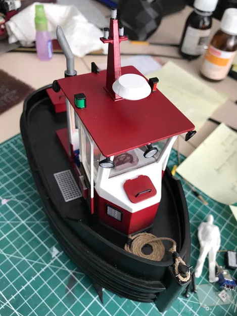 Mô hình thuyền đẩy RC (Boom boat / Dozer boat) tỉ lệ 1/30 - Image 3