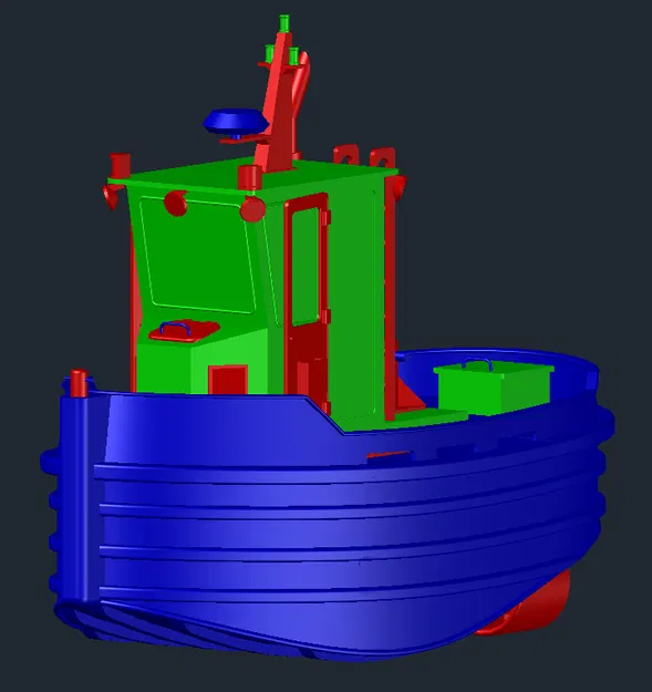 Mô hình thuyền đẩy RC (Boom boat / Dozer boat) tỉ lệ 1/30 - Image 11