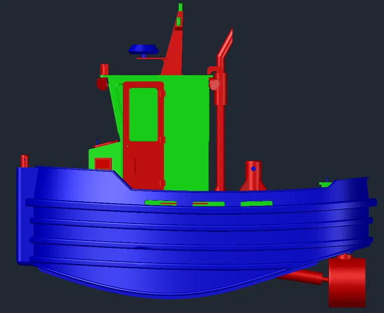 Mô hình thuyền đẩy RC (Boom boat / Dozer boat) tỉ lệ 1/30 - Image 14