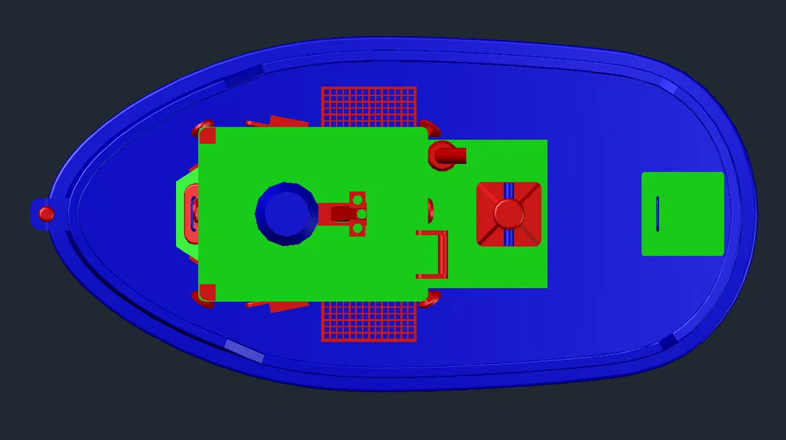 Mô hình thuyền đẩy RC (Boom boat / Dozer boat) tỉ lệ 1/30 - Image 15
