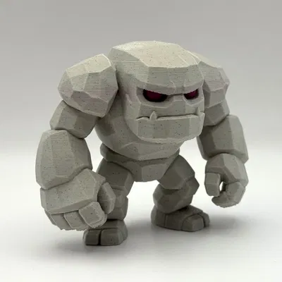 Mô Hình Người Đá Golem Bằng Đá