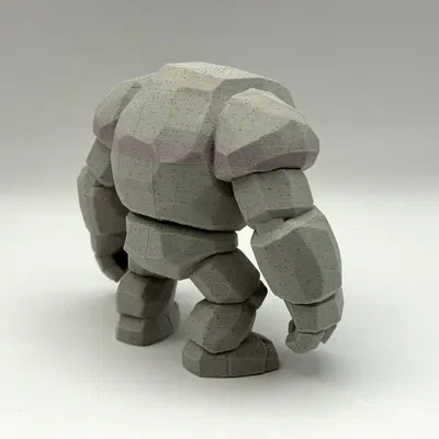 Mô Hình Người Đá Golem Bằng Đá