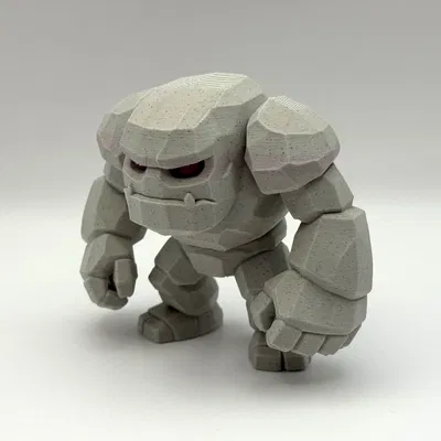 Mô Hình Người Đá Golem Bằng Đá