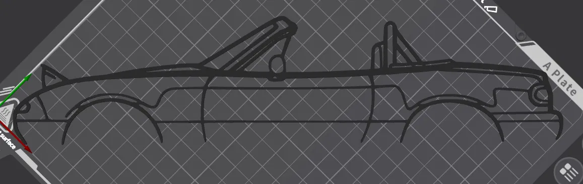 Tranh Tường Roll Bar Mazda Miata MX-5 NA 1994 - Image 2