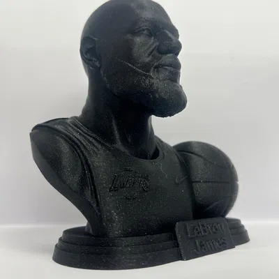 Mô hình 3D LeBron James - Cầu thủ bóng rổ Lakers