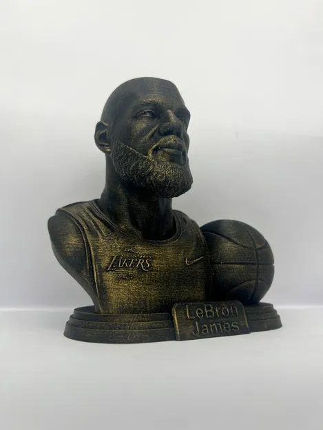 Mô hình 3D LeBron James - Cầu thủ bóng rổ Lakers - Image 4