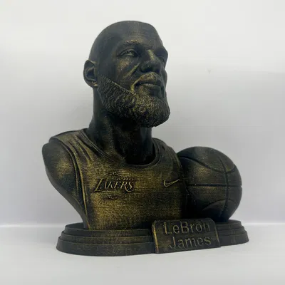 Mô hình 3D LeBron James - Cầu thủ bóng rổ Lakers