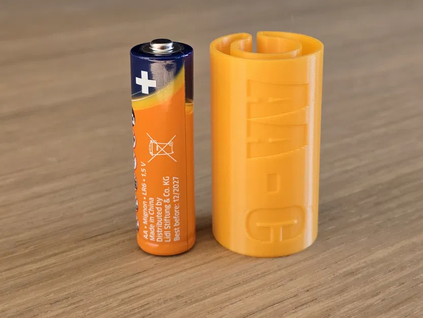 Bộ chuyển đổi pin AA sang C | Adapter Pin - Image 1