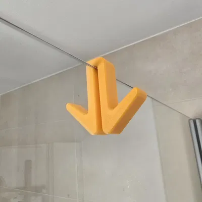 Móc Treo Khăn Phòng Tắm v1 Đôi Cho Cabin Vòi Sen