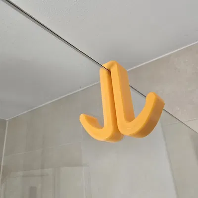 Móc Treo Khăn V2 Hai Mặt Cho Cabin Phòng Tắm