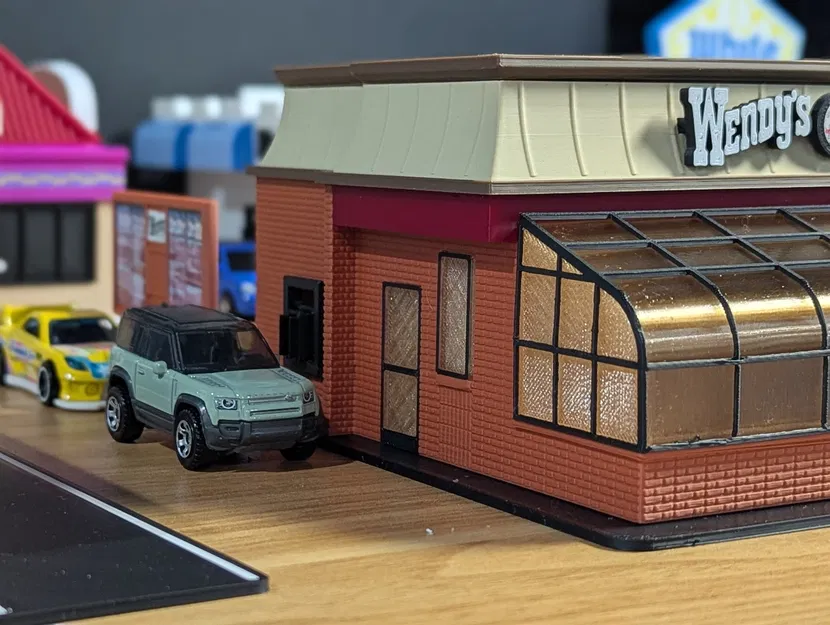 Bộ Mô Hình Wendy's Cổ Điển - Tỷ Lệ 1:64 Diorama - Image 3