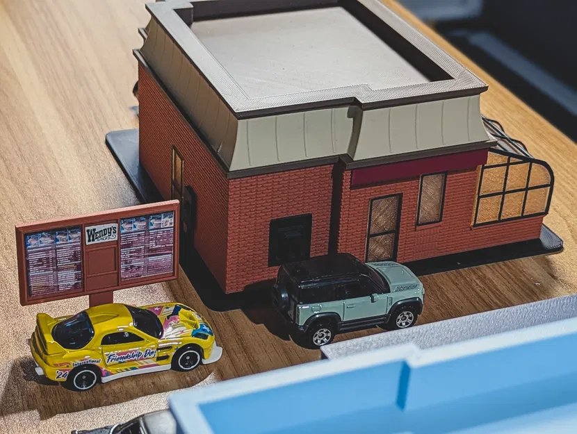 Bộ Mô Hình Wendy's Cổ Điển - Tỷ Lệ 1:64 Diorama - Image 11