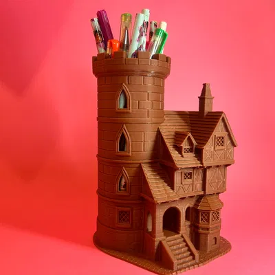 Chân Cắm Bút Hình Lâu Đài