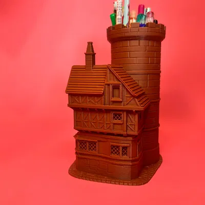 Chân Cắm Bút Hình Lâu Đài