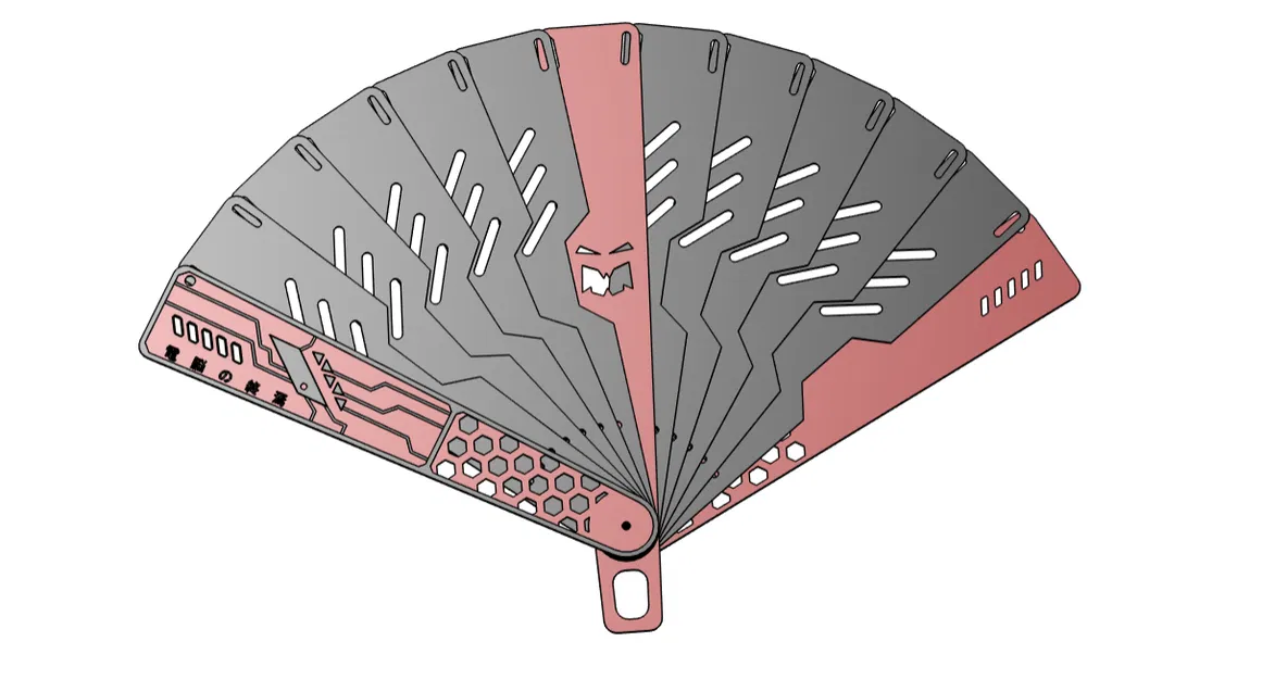 Quạt Gấp Kiểu Tương Lai - Image 3