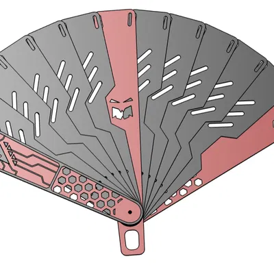 Quạt Gấp Kiểu Tương Lai