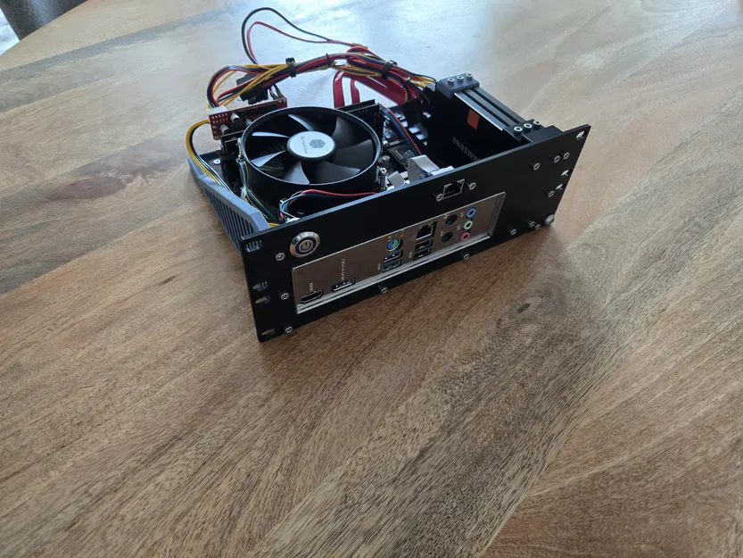 Vỏ case ITX dạng Module cho Rack 10 inch 2U + Giá đỡ ổ cứng - Image 1