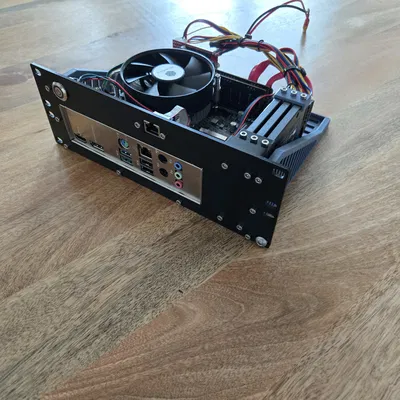 Vỏ case ITX dạng Module cho Rack 10 inch 2U + Giá đỡ ổ cứng