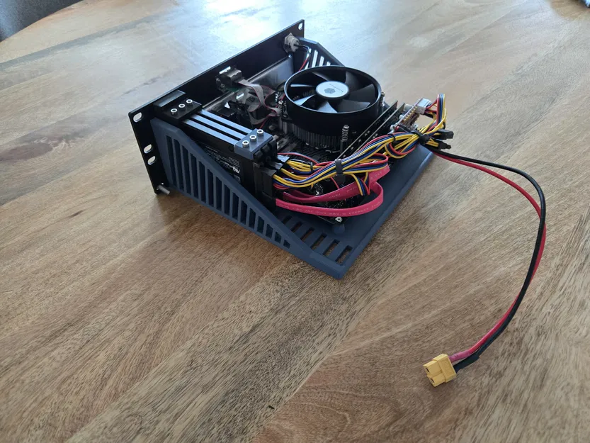 Vỏ case ITX dạng Module cho Rack 10 inch 2U + Giá đỡ ổ cứng - Image 5