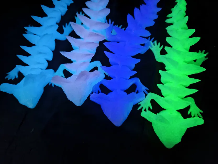 Hilge' Rồng đất Thằn lằn Axolotl Đồ Chơi Fidget Khớp Nối - Image 3