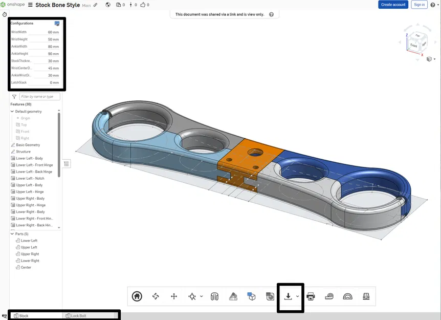 Cùm / Gông Xiềng Tùy Chỉnh (Phong Cách Xương) - Image 3
