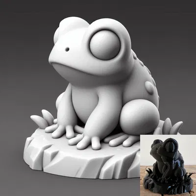 Ếch trên lá Súng