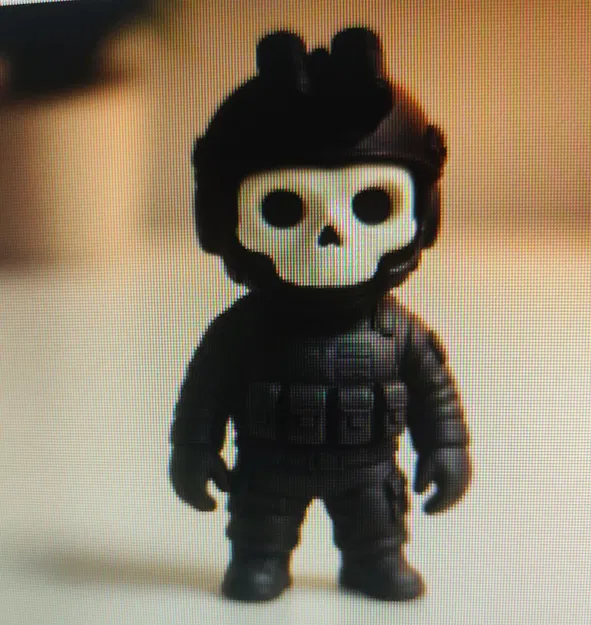 Tượng Ghost Call of Duty Anime - Image 1