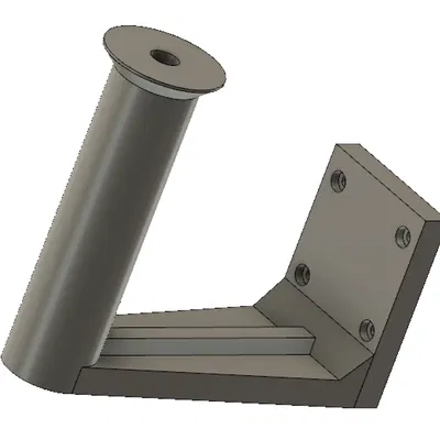 Một kiểu giá đỡ cuộn dây tóc gắn mái nhà khác