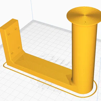Một kiểu giá đỡ cuộn dây tóc gắn mái nhà khác