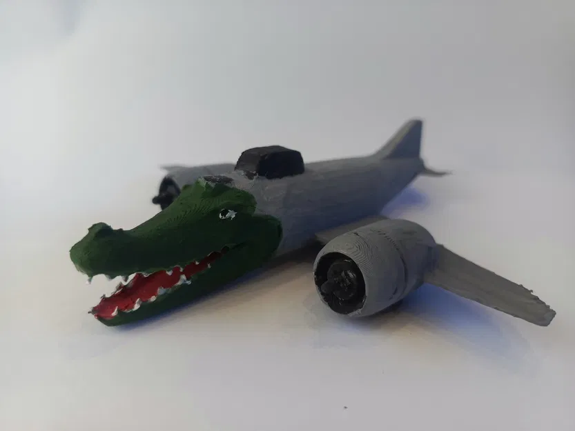 Mô Hình 3D Bombardiro Crocodillo - Image 1