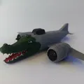 Mô Hình 3D Bombardiro Crocodillo - Thumbnail 1