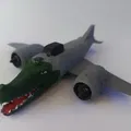 Mô Hình 3D Bombardiro Crocodillo - Thumbnail 5