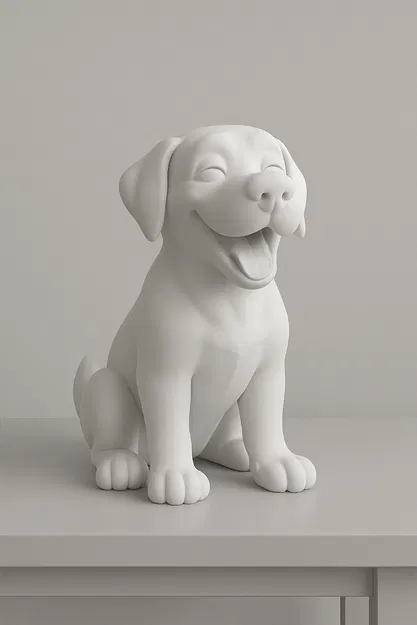 Mô Hình Chó Ngồi Dễ Thương - Image 2