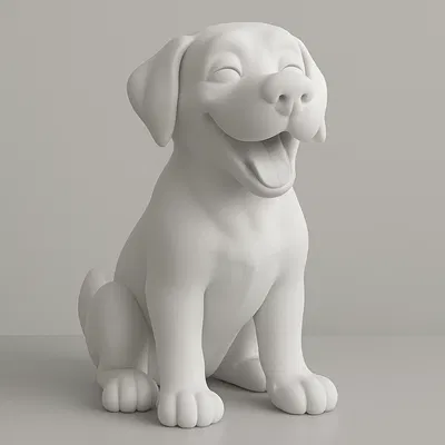 Mô Hình Chó Ngồi Dễ Thương