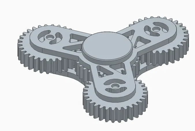 Con Quay 4 Bánh Răng Với Vòng Bi Bi Airsoft (Lắp Tự Dính) - Image 1