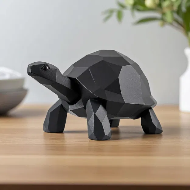 Rùa Low Poly Đang Đi - Image 1