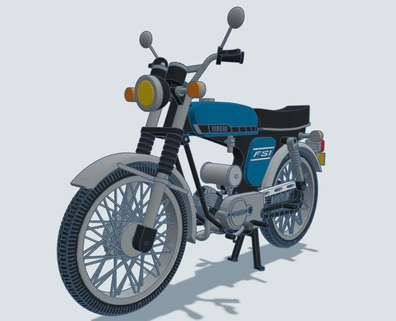 Mô hình Yamaha FS1 (mod 378) 1973 - 1979 tỉ lệ 1:8 - Image 3
