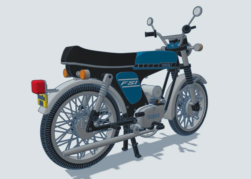 Mô hình Yamaha FS1 (mod 378) 1973 - 1979 tỉ lệ 1:8 - Image 8