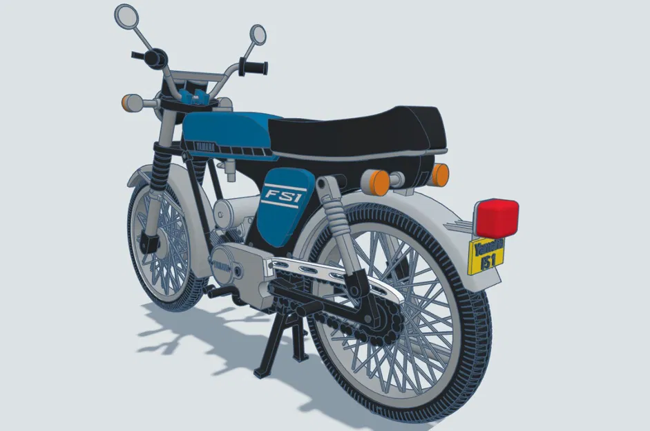 Mô hình Yamaha FS1 (mod 378) 1973 - 1979 tỉ lệ 1:8 - Image 10