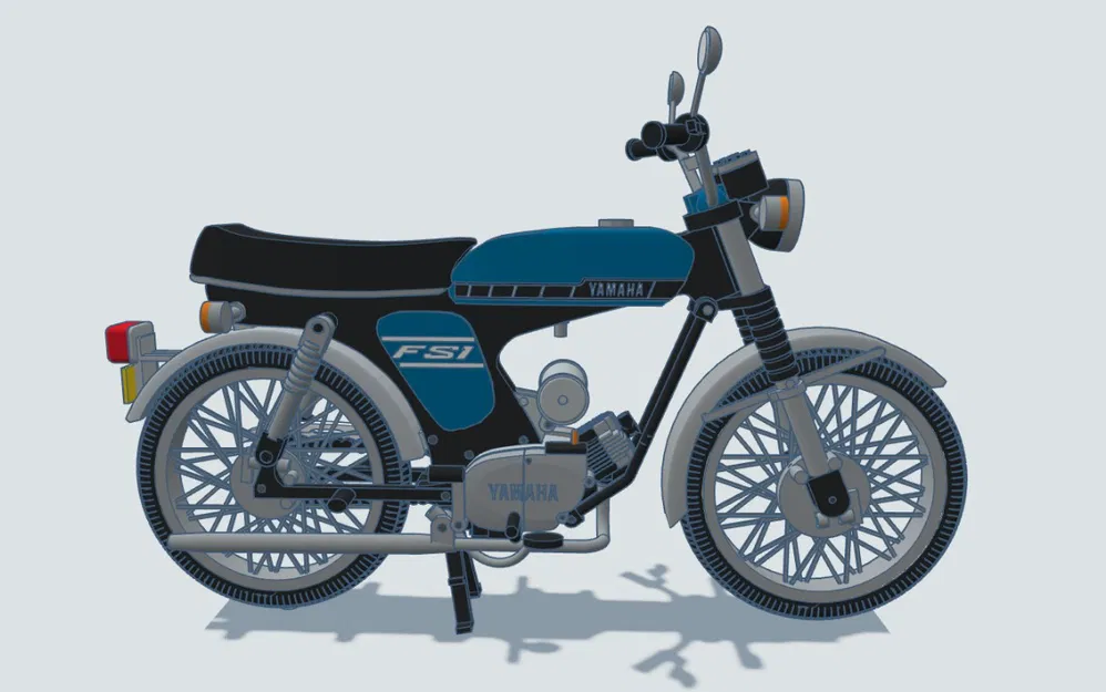 Mô hình Yamaha FS1 (mod 378) 1973 - 1979 tỉ lệ 1:8 - Image 13