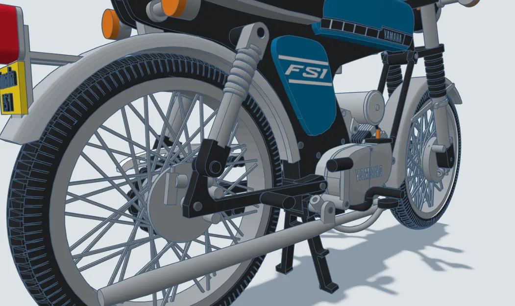 Mô hình Yamaha FS1 (mod 378) 1973 - 1979 tỉ lệ 1:8 - Image 18